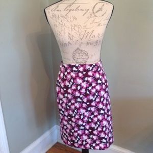 NWOT Banana Republic floral skirt sz 12p $22